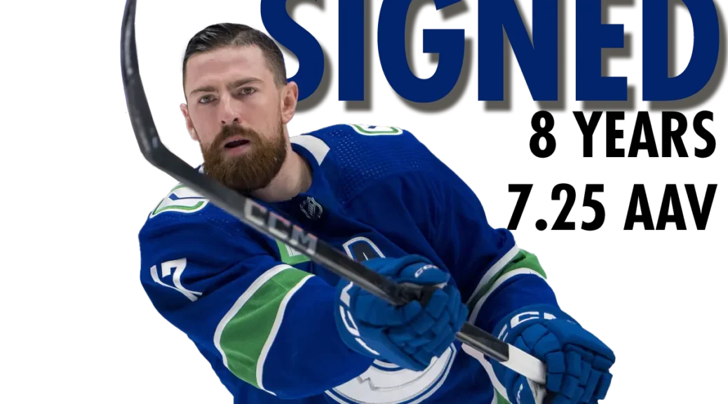 Filip Hronek Signs Eight-Year Extension
